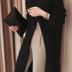 Μακρύ πουλόβερ με άνοιγμα μπροστά και ζιβάγκο