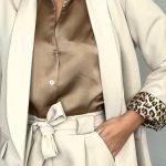 Γυναικείο κουστούμι σετ σε μπεζ