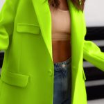 Σακάκι casual line λαχανί