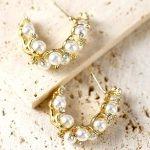 Rhinestone Hoop σκουλαρίκια