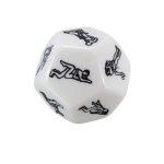 Ερωτικά ζάρια 12 στάσεων - λευκό