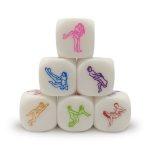 Πολύχρωμα ερωτικά ζάρια 6 στάσεων