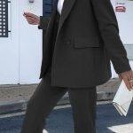 Κουστούμι γυναικείο σετ σε μαύρο