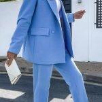 Κουστούμι γυναικείο σετ σε γαλάζιο