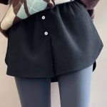 Illusion piece μακρύ πουκάμισο μαύρο