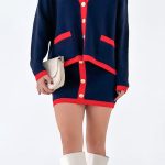 Vintage σετ classy ζακέτα φούστα