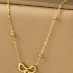 Ρομαντικό κολιέ με φιόγκο