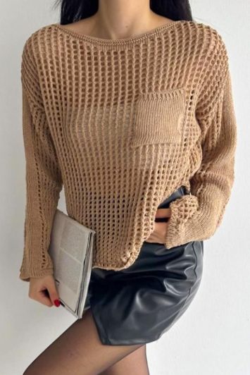 long-sleeved-shirt-perforated-camel-200116890-3-kookoo-2