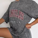 Πετροπλυμένο φαρδύ μακό tshirt