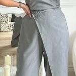 Ολόσωμη στράπλες φόρμα φάκελος γκρι