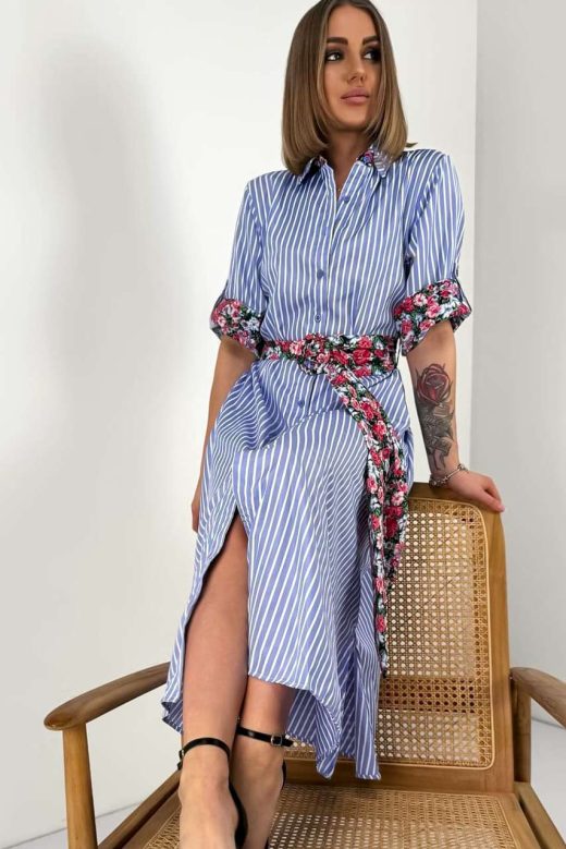 striped-shirt-dress-with-floral-details-blue-200117028-2-kookoo-2