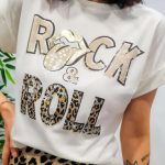 Rock and roll μπλουζάκι λευκό
