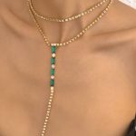 Διπλό κολιέ σε χρυσή απόχρωση με στρας