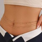 Αλυσίδα μέσης με τετραπλό layering σε χρυσό