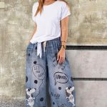 Παντελόνα με trendy prints