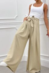 off-white pants with belt and pleats-200117210-4-kookoo-1