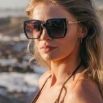 Γυαλιά μεγάλα με σχέδιο αλυσίδα