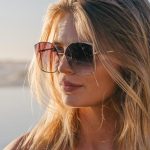 Γυαλιά τετράγωνα με ντεγκραντέ χρώμα