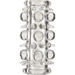 Seven Creations - Ανάγλυφη θήκη πέους σιλικόνης - Διάφανο