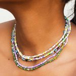 Πολύχρωμα κολιέ 5 τεμαχίων