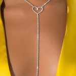 Glam κολιέ με καρδιά