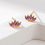 Σκουλαρίκια καρφωτά σε χρυσό