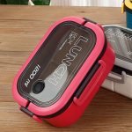 Μεγάλο τάπερ 2 θέσεων με μαχαιροπίρουνο