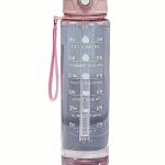 Ροζ διαφανές παγούρι 750ml