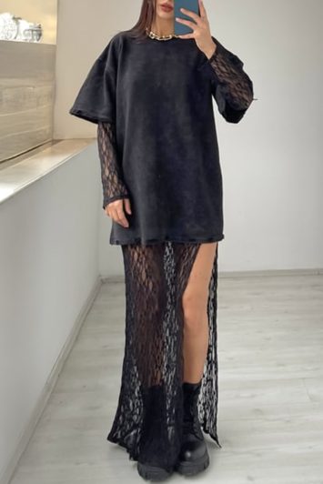 black-long-sleeve-lace-with-slit-dress-200117443-1-kookoo-2