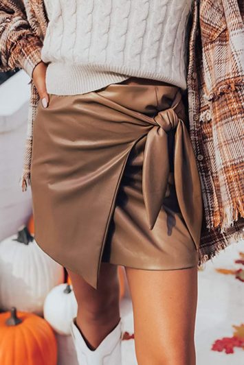 brown leather-skirt-with-side-tie-200117453-1-kookoo-2