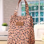 Leopard πορτοκαλί ισοθερμική τσάντα μεταφοράς φαγητού