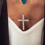 Διπλό κολιέ με σταυρο και καρδιά