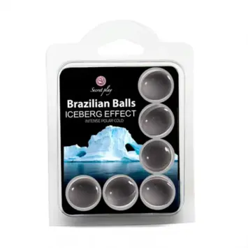 KooKoo 25 Μπλε βραζιλιάνικες μπάλες (Brazilian Balls) για έντονη αίσθηση παγετώνα και αισθησιακό μασάζ.