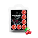Secretplay – Βραζιλιάνικες μπάλες μασάζ Κεράσι 6τεμ