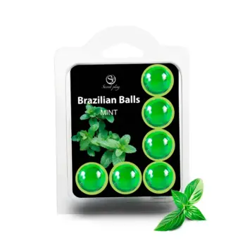 KooKoo 23 Σετ 6 βραζιλιάνικες μπάλες με αρωματικό έλαιο για προκαταρκτικά και αισθησιακή ατμόσφαιρα.