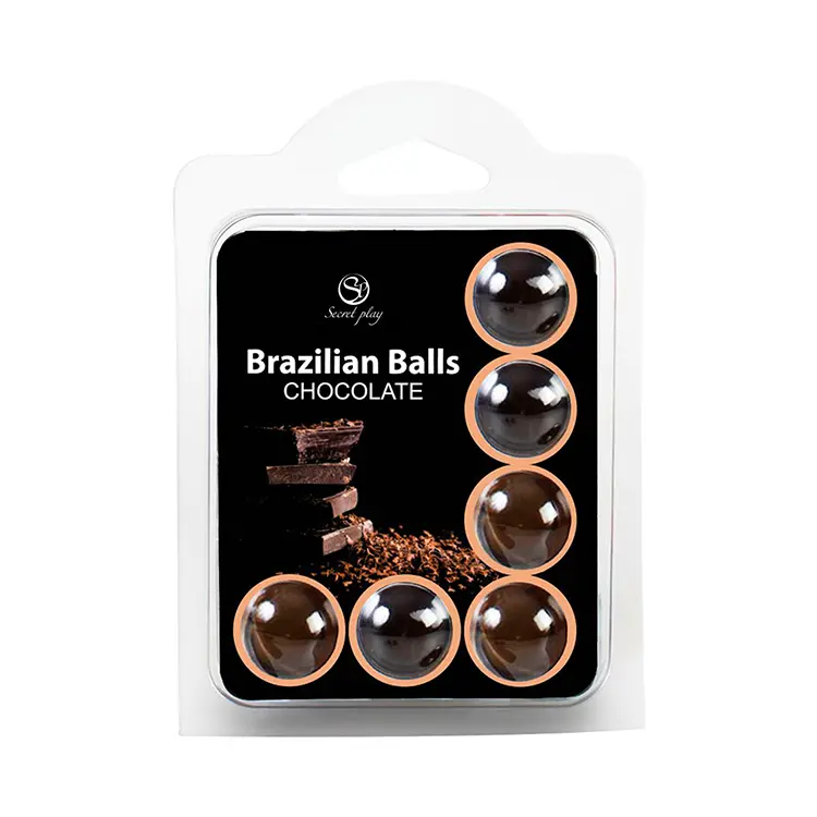 Secretplay - SET 6 BRAZILIANS BALLS CHOCOLATE 4 Secretplay - SET 6 BRAZILIANS BALLS CHOCOLATE - Image 4