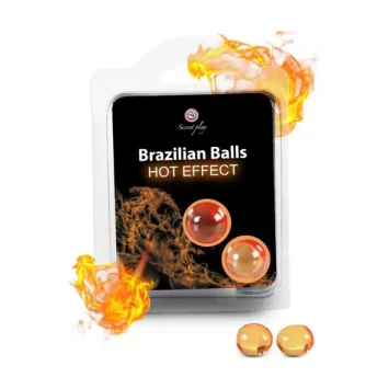 Brazilian Balls που λιώνουν στο δέρμα, προσφέροντας αίσθηση θερμότητας και λιπαντική δράση για μασάζ ή προκαταρκτικά.