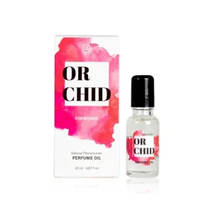 Γυναικείο αρωματικό oil roll-on Orchid με φυσικό σεξουαλικό ελκυστή από τρούφα και άρωμα βανίλιας και μαύρης ορχιδέας