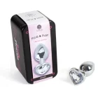 Secretplay - Πρωκτική σφήνα με κρύσταλλο καρδιά 2.8cm