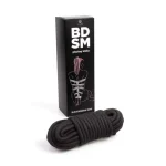 Secretplay - Σχοινί δεσίματος BDSM Bondage μαύρο 10m