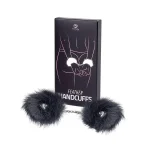 Secretplay - Χειροπέδες από πούπουλο μαύρες