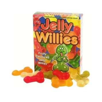 Ζελεδάκια Jelly Willies 120g σε σχήμα πέους, ιδανικά για πάρτι και δώρα.