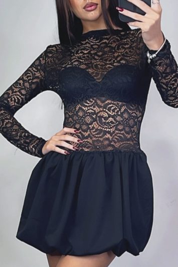 black-lace-dress-with-balloon-skirt-200117548-1-kookoo-2