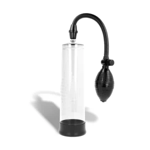Αναρροφητής πέους INTENSE PUMP 02 με μανόμετρο, ιατρική αντλία και διαφανές σώμα για οπτικό έλεγχο