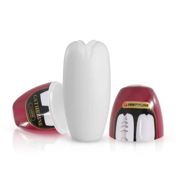 Ανδρικός αυνανιστής CATHERINE από TPR, εξαιρετικά ελαστικό με εσωτερική υφή και διακριτικό packaging.