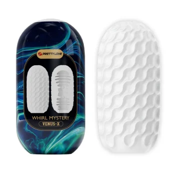 Αυνανιστής Egg WHIRL MYSTERY VENUS X από ελαστικό TPR με αναστρέψιμο σχεδιασμό και κυκλική εσωτερική υφή