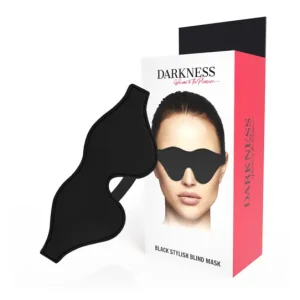 Eye mask από PVC με ρυθμιζόμενο ελαστικό λουράκι, ιδανική για ύπνο ή αισθησιακό παιχνίδι.