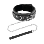 Darkness Sensations - Δερμάτινο κολιέ με λουρί