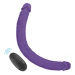 Intense - Διπλό δονούμενο Dildo GUNTER 40cm μωβ