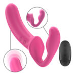 Intense - Διπλός δονητής AMY με χειριστήριο 20cm ροζ